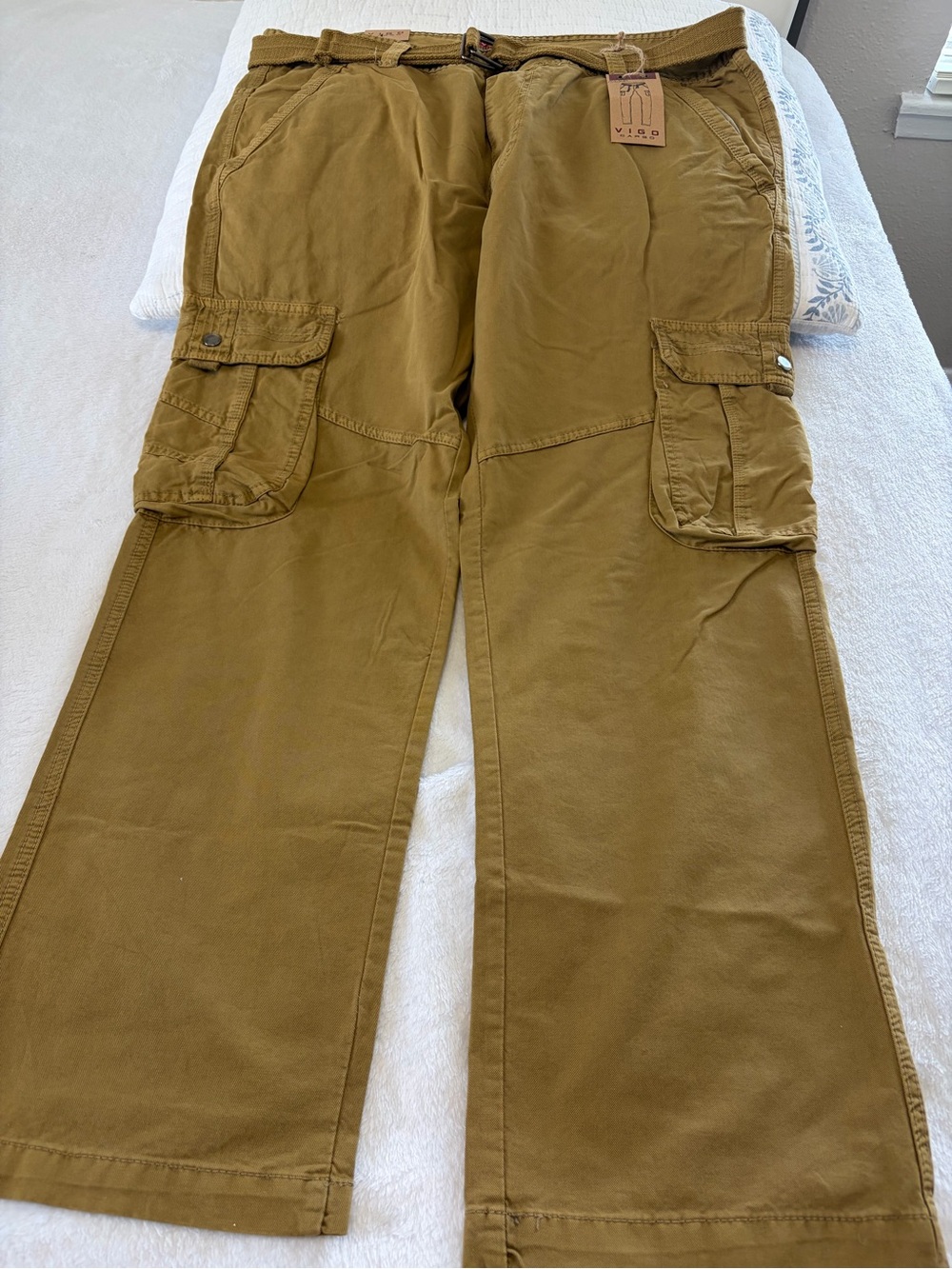 Men's Cargo Pants in Olive Brown – Durable Everyday Wear